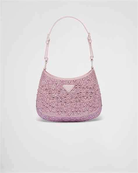 prada cleo bag rhinestone|prada cleo satin.